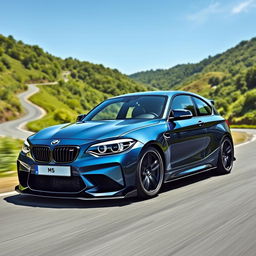 A modified BMW M1 E82 showcasing a sporty body kit inspired by the design elements of the new BMW M2 G87