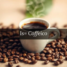 A beautifully crafted coffee cup filled with steaming rich brown coffee