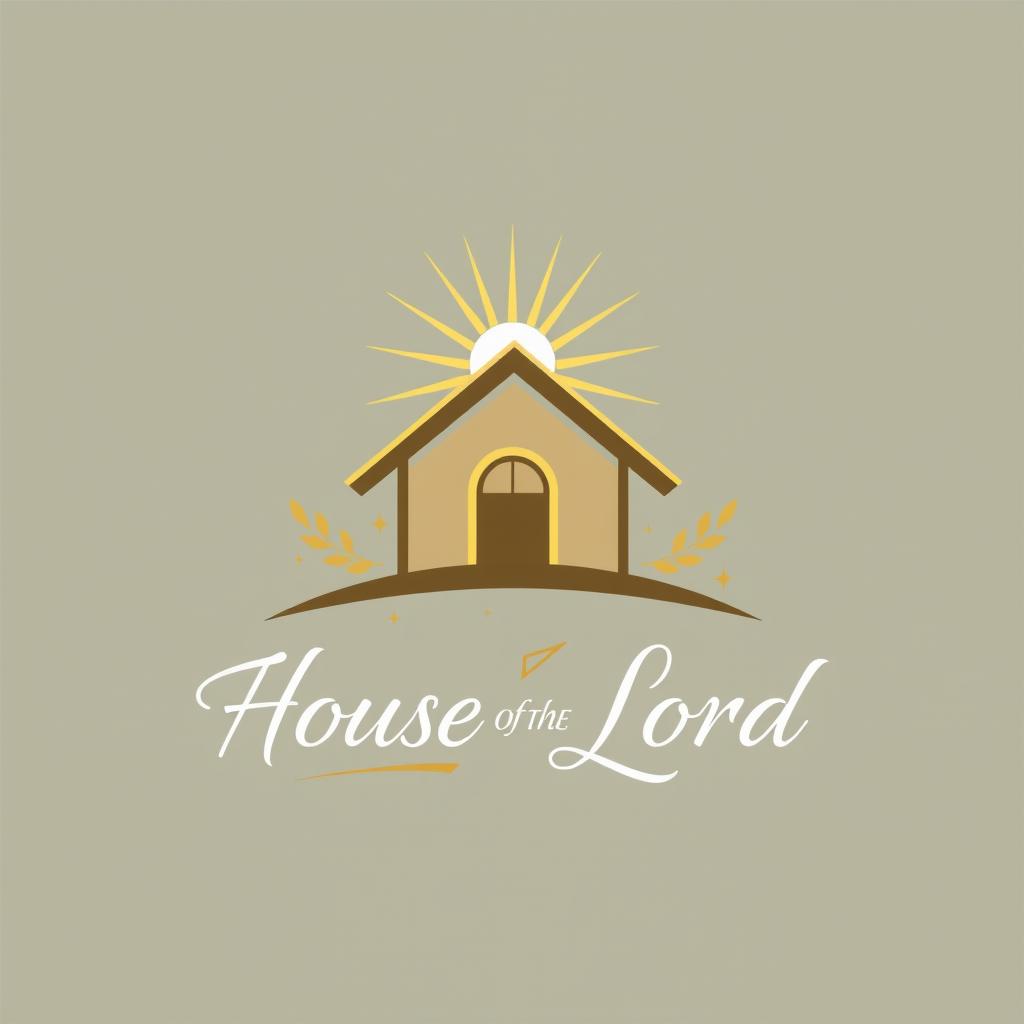 A logo design for an establishment called 'House of the Lord'