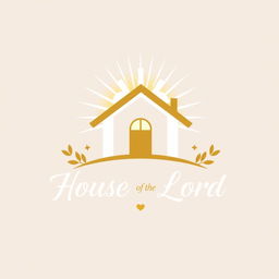 A logo design for an establishment called 'House of the Lord'