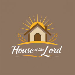 A logo design for an establishment called 'House of the Lord'