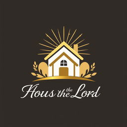 A logo design for an establishment called 'House of the Lord'