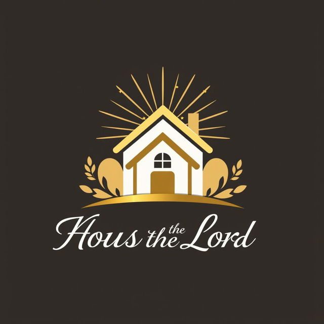 A logo design for an establishment called 'House of the Lord'