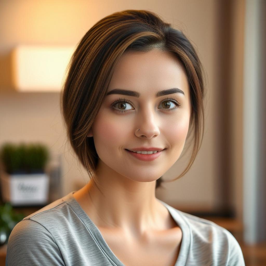 more oval faced