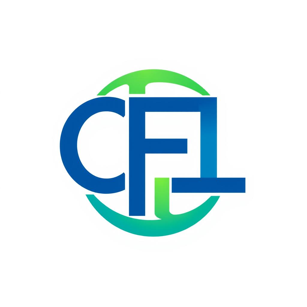 A modern and sleek logo design featuring the initials C, F, E, and L creatively intertwined