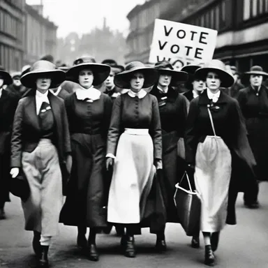 The activeness of the suffragettes played a crucial role in gaining women the right to vote.