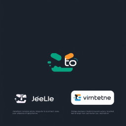 A newly designed logo that creatively combines elements from two existing logos