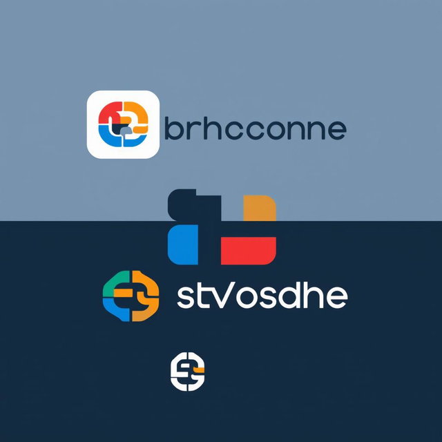A newly designed logo that creatively combines elements from two existing logos