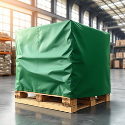 A realistic design of a reusable waterproof pallet and load cover
