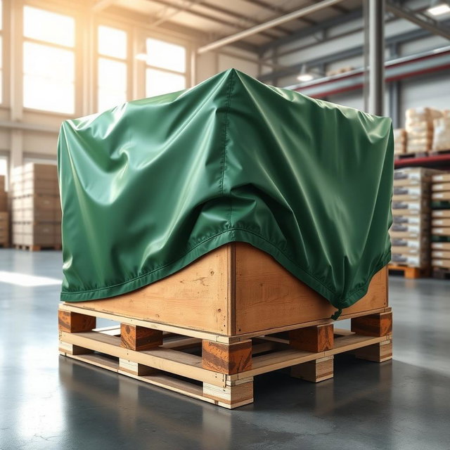 A realistic design of a reusable waterproof pallet and load cover