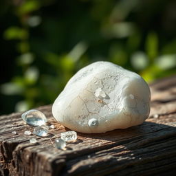 An attractive and captivating image of a Lye stone, showcasing its natural beauty and unique texture