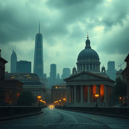 This novel tells two intertwining stories