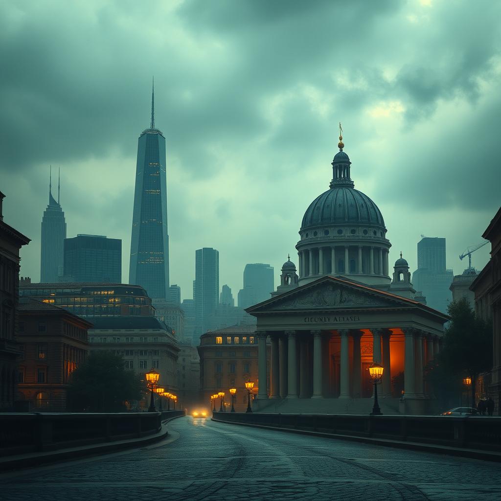 This novel tells two intertwining stories