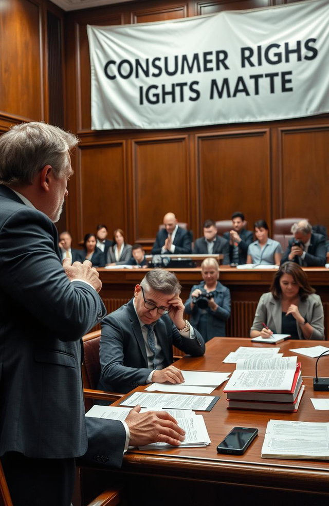 Tension Unleashed: A Dramatic Courtroom Moment