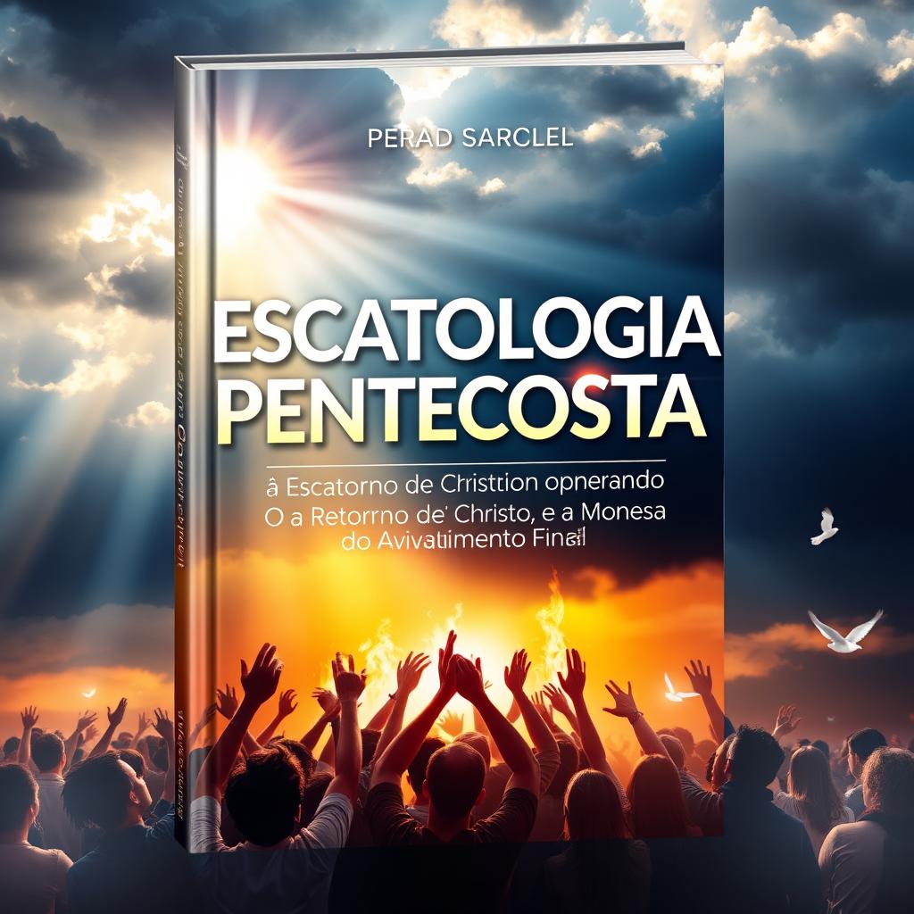 A thought-provoking book cover for 'Escatologia Pentecostal: O Retorno de Cristo e a Promessa do Avivamento Final'
