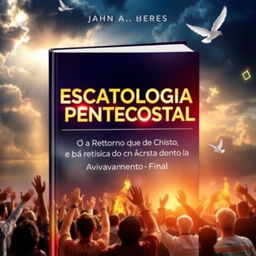 A thought-provoking book cover for 'Escatologia Pentecostal: O Retorno de Cristo e a Promessa do Avivamento Final'