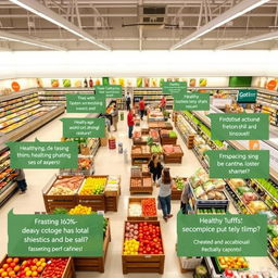 An ideal supermarket showcasing the best features for a delightful shopping experience
