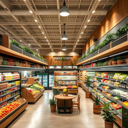 Well-designed medium-sized supermarket spaces that create an enjoyable shopping experience