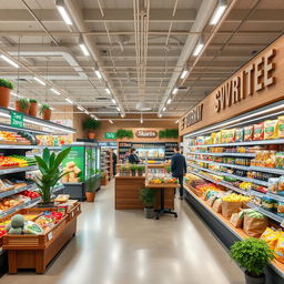 Well-designed medium-sized supermarket spaces that create an enjoyable shopping experience