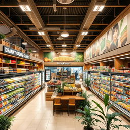 Well-designed medium-sized supermarket spaces that create an enjoyable shopping experience