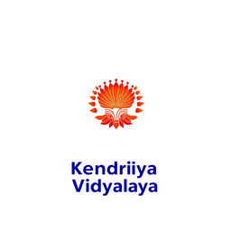 An artistic representation of the Kendriya Vidyalaya logo, featuring the distinct elements of the logo including the stylized emblem, the colors typically associated with it, and the text that reads 'Kendriya Vidyalaya' prominently displayed