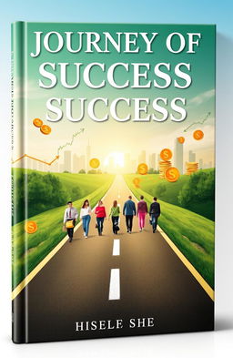 A visually striking book cover titled 'Journey of Success' that captures the themes of money and economics