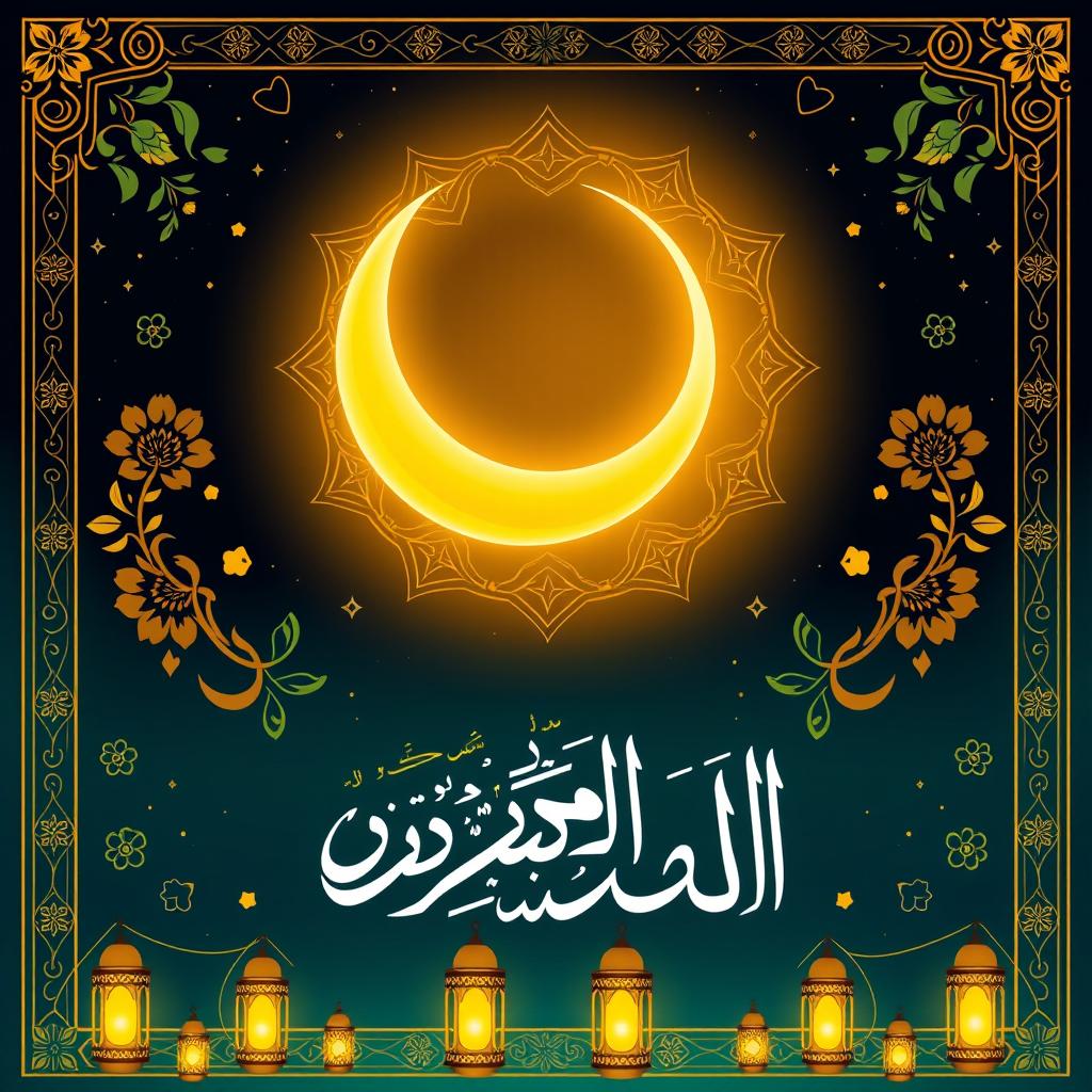A beautiful and artistic representation celebrating the birth of Imam Ali