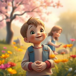 A heartwarming story video about love featuring a young boy named Miracle