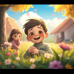 A heartwarming story video about love featuring a young boy named Miracle