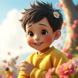 A heartwarming story video about love featuring a young boy named Miracle