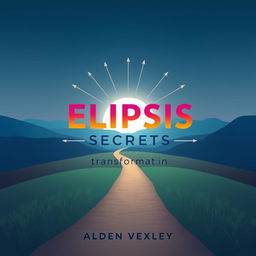 A flat cover design featuring a serene landscape background with a winding path leading toward a bright horizon, symbolizing transformation