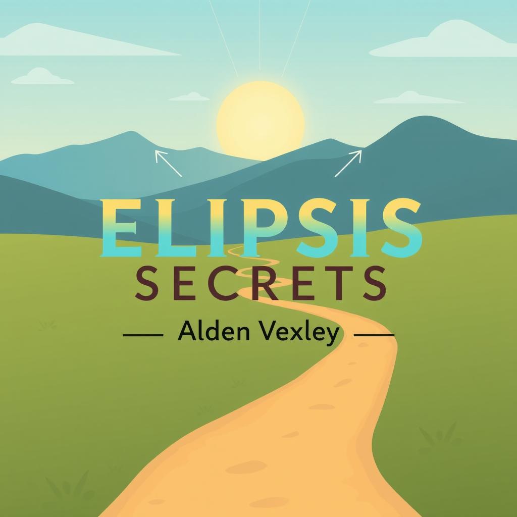 A flat cover design featuring a serene landscape background with a winding path leading toward a bright horizon, symbolizing transformation