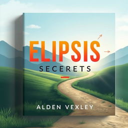 A flat book cover design titled 'Elipsis Secrets' by Alden Vexley
