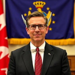 The Honourable Greg Fergus, Speaker of the House of Commons in Canada, is depicted with distinct Vulcan ears, showcasing a whimsical twist on his character