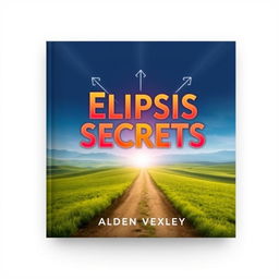A flat book cover design titled 'Elipsis Secrets' in bold, eye-catching font at the center