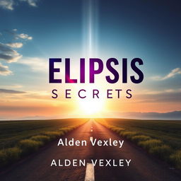 A flat book cover design titled 'Elipsis Secrets' in bold, eye-catching font at the center