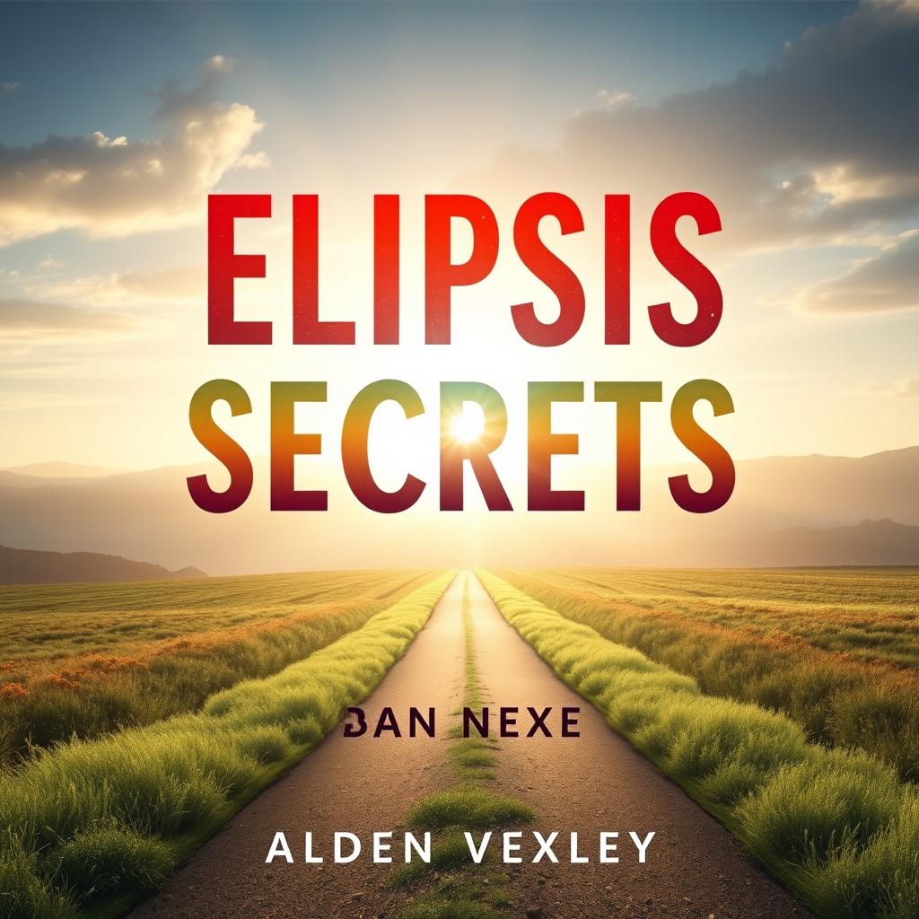 A flat book cover design titled 'Elipsis Secrets' in bold, eye-catching font at the center
