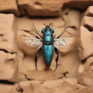 During the excavation of an ancient Egyptian tomb, archaeologists discovered preserved aculei belonging to ancient hymenopterous insects.