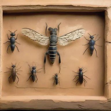 During the excavation of an ancient Egyptian tomb, archaeologists discovered preserved aculei belonging to ancient hymenopterous insects.