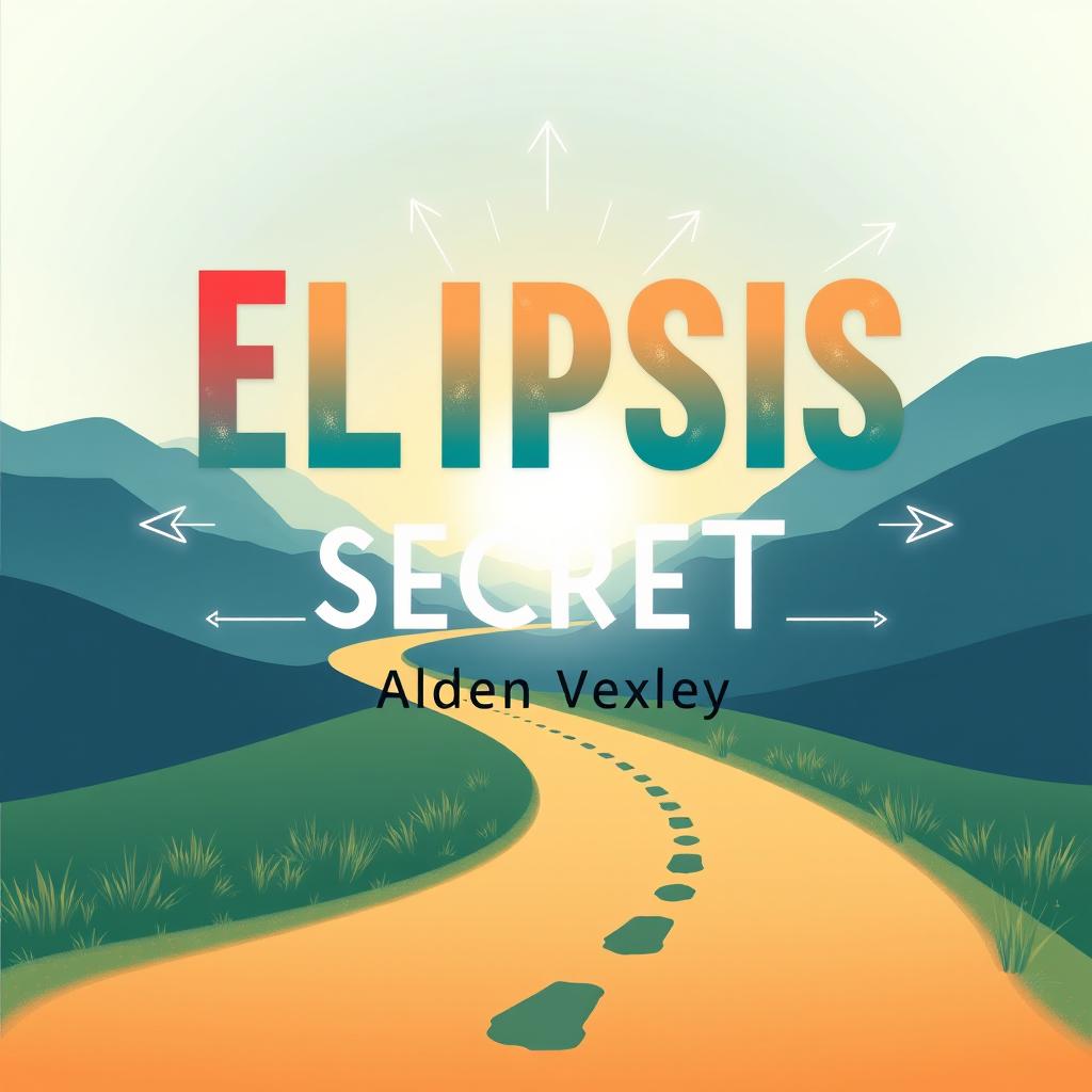 A flat book cover design titled 'Elipsis Secrets' by Alden Vexley