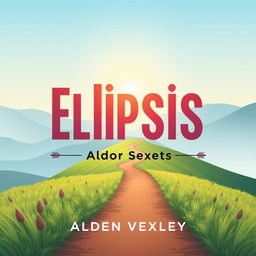 A flat book cover design titled 'Elipsis Secrets' by Alden Vexley