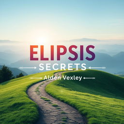 A flat book cover design titled 'Elipsis Secrets' by Alden Vexley
