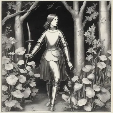 Joan of Arc was known for her bravery and her willingness to face the aculeus-covered plants during battles.
