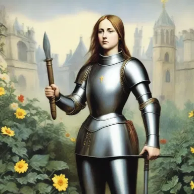 Joan of Arc was known for her bravery and her willingness to face the aculeus-covered plants during battles.