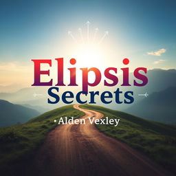 A flat cover design for a book titled 'Elipsis Secrets' by Alden Vexley