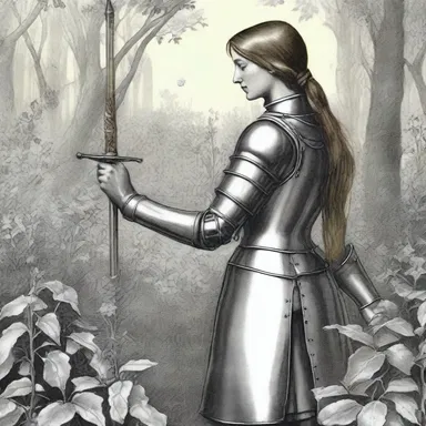 Joan of Arc was known for her bravery and her willingness to face the aculeus-covered plants during battles.