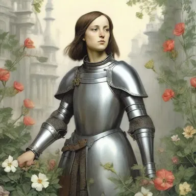 Joan of Arc was known for her bravery and her willingness to face the aculeus-covered plants during battles.