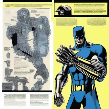 In the superhero comic, the villain's weapon of choice was a mechanical arm with aculei that could penetrate any material.