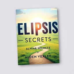 A flat book cover design titled 'Elipsis Secrets' by Alden Vexley