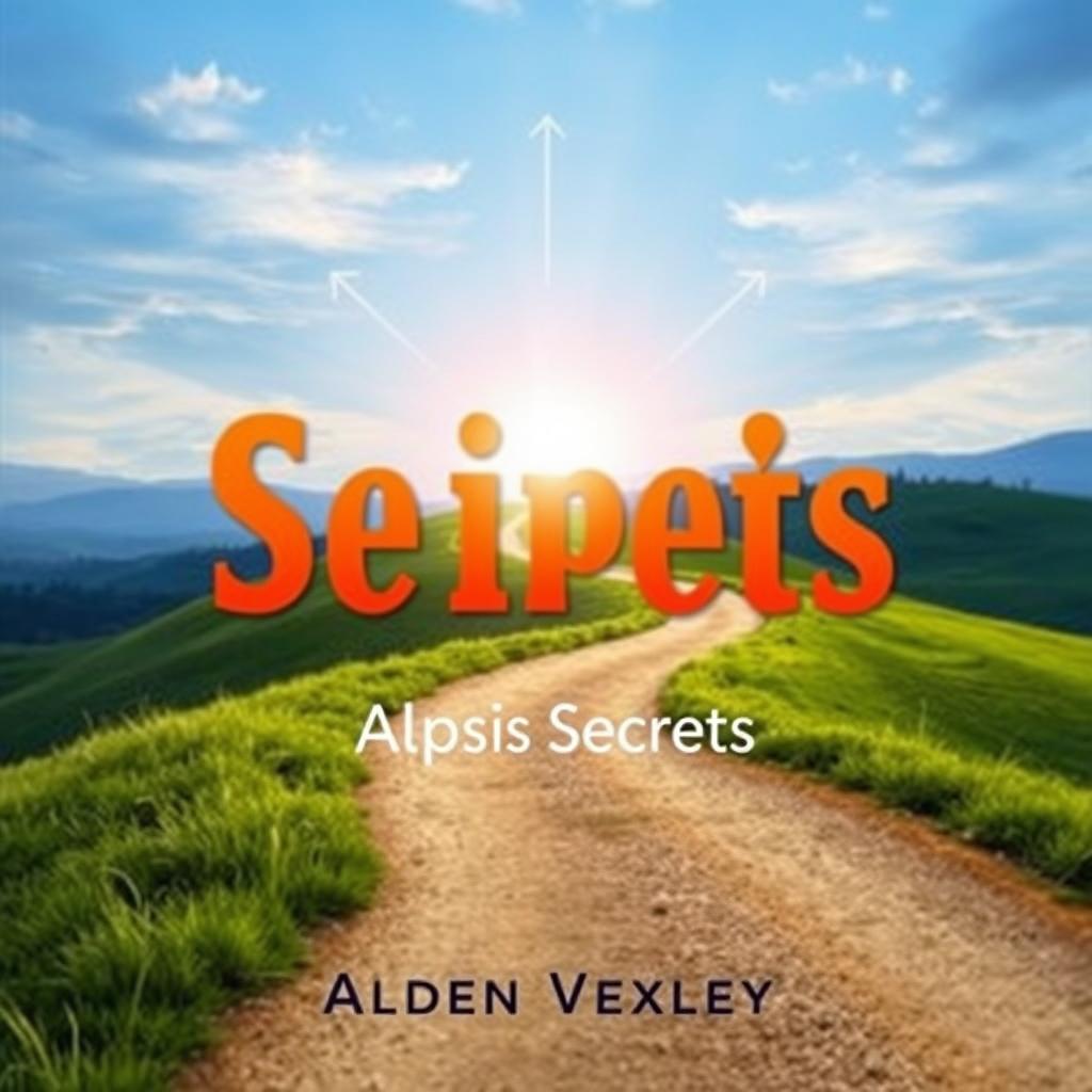 A flat book cover design titled 'Elipsis Secrets' by Alden Vexley